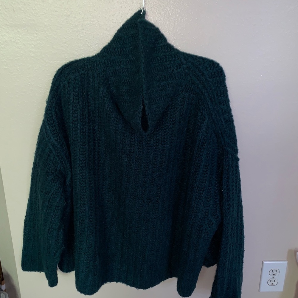 Free People Fluffy Fox Sweater Teal
